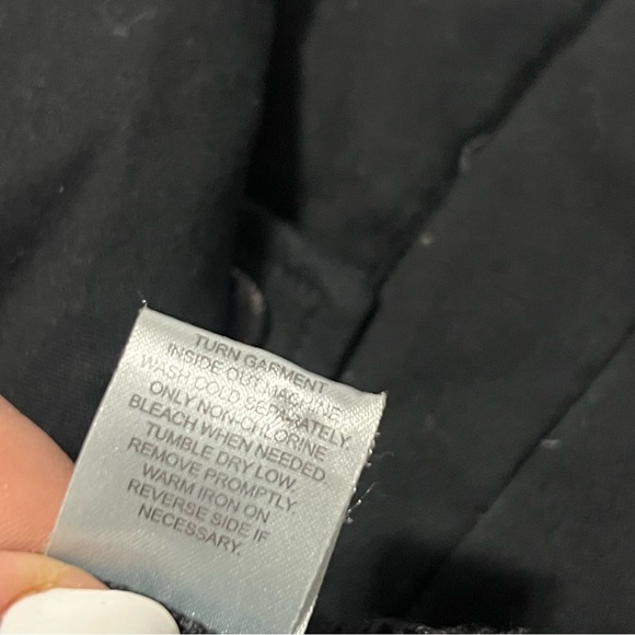 Damee, Inc Black Lace Crochet Ruffle Collar Jacket Coatigan Whimsygoth Fairy M - Picture 7 of 7